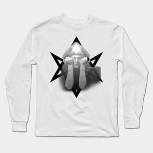 Aleister Crowley thelema occultist design Long Sleeve T-Shirt